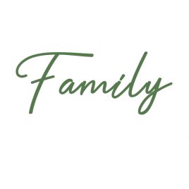 Schriftzug Family für Website Hochzeitsfotograf Osnabrück